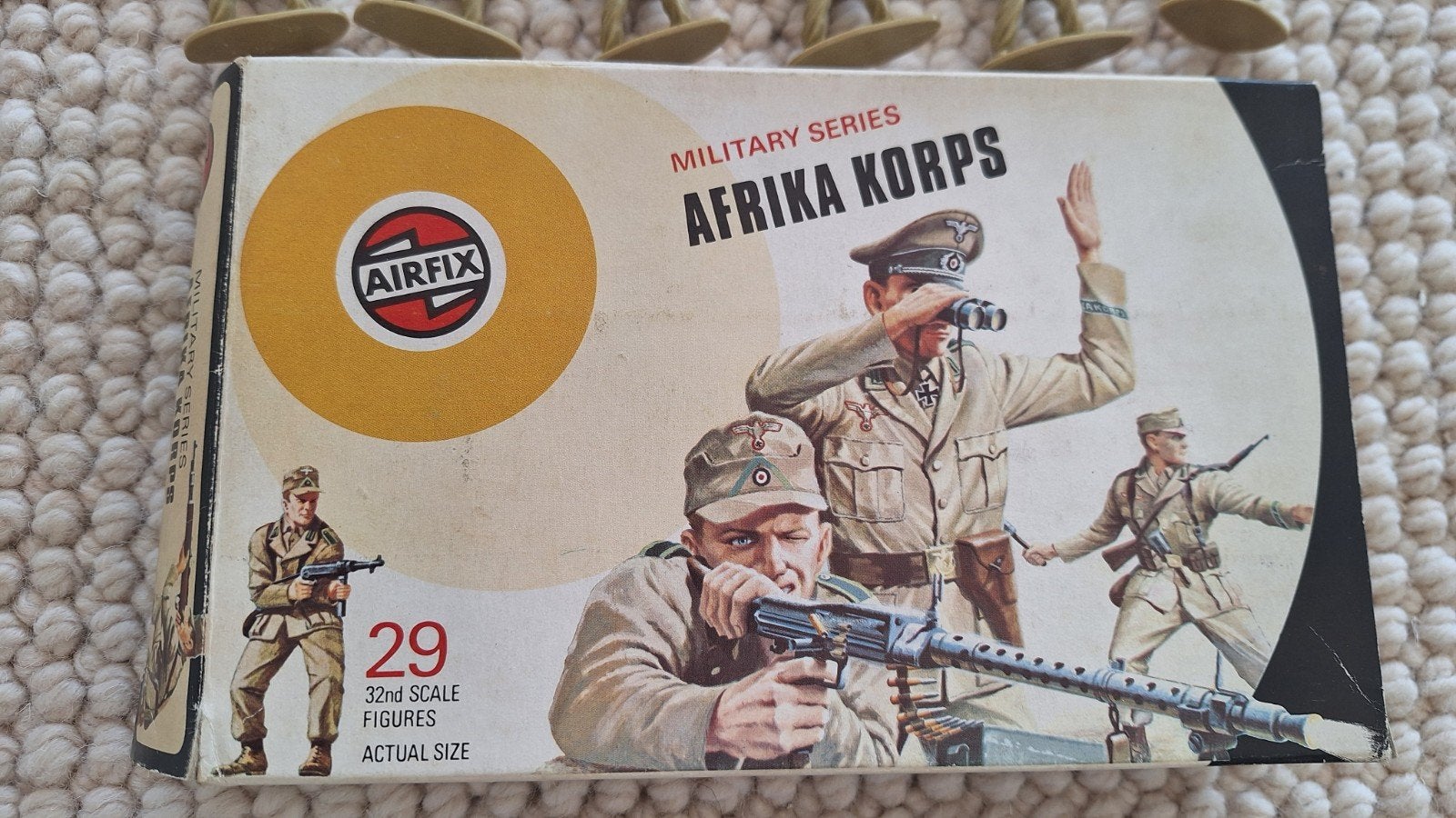 Airfix Afrika Korps 1/32 schaal militaire figuren, Ophalen of Verzenden, Gebruikt