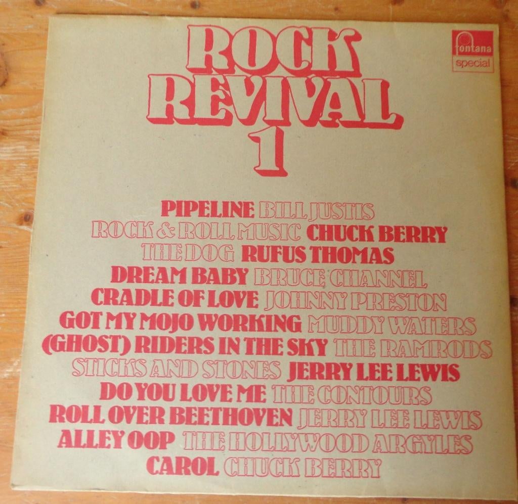 Rock revival-1 ( lp ), Ophalen of Verzenden, Gebruikt, 12 inch, Poprock