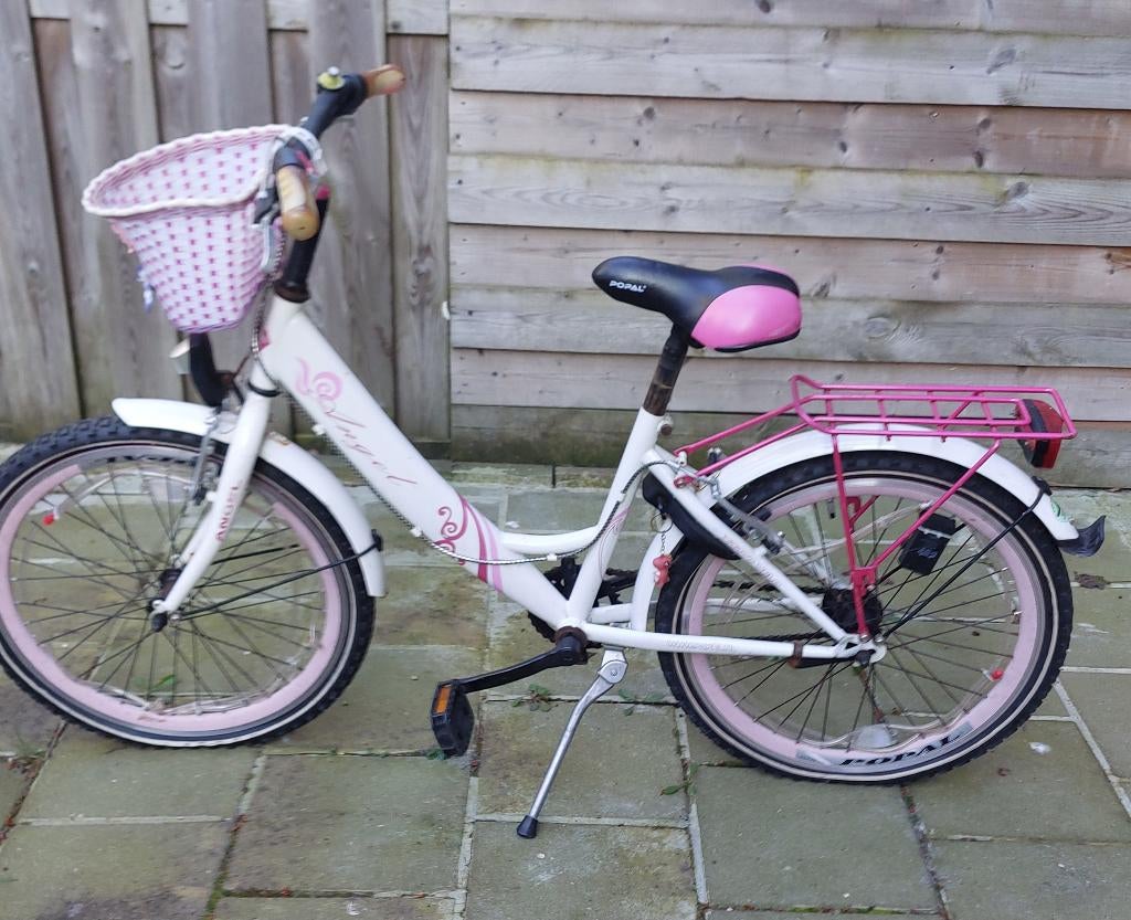 Popal Angel meisjesfiets – 20 inch, Fietsen en Brommers, Fietsen | Meisjes, Ophalen, Zo goed als nieuw, 20 inch, Poopal