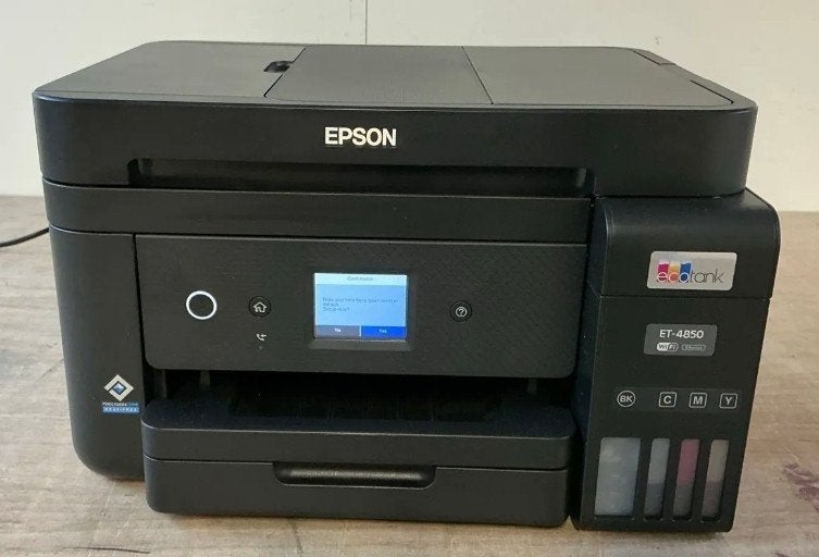 Epson EcoTank ET-4850 All-in-One Printer, Computers en Software, All-in-one, Draadloos, Ophalen of Verzenden, Zo goed als nieuw