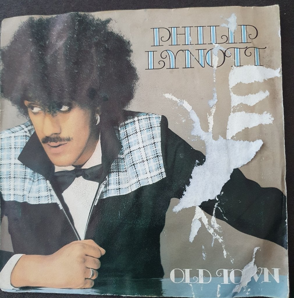 Phil Lynnott- Old Town, Cd's en Dvd's, Vinyl Singles, Gebruikt, Pop, Beschermende buitenhoes, Fotohoes, Verzenden