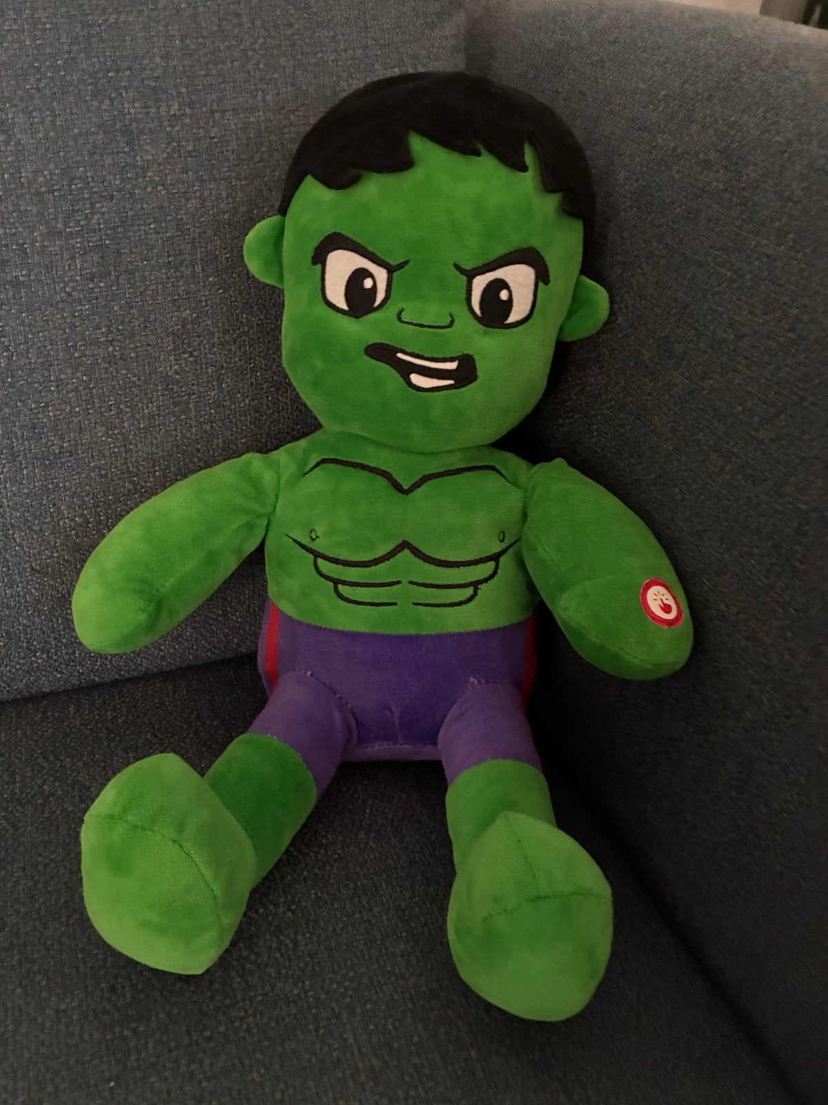 Hulk knuffel met geluid - Marvel Avengers, Overige merken, Met geluid, Overige karakters, Overige typen