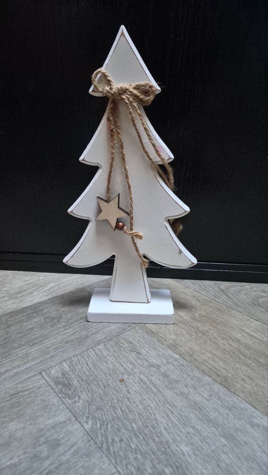 witte houten kerstboom, Ophalen of Verzenden
