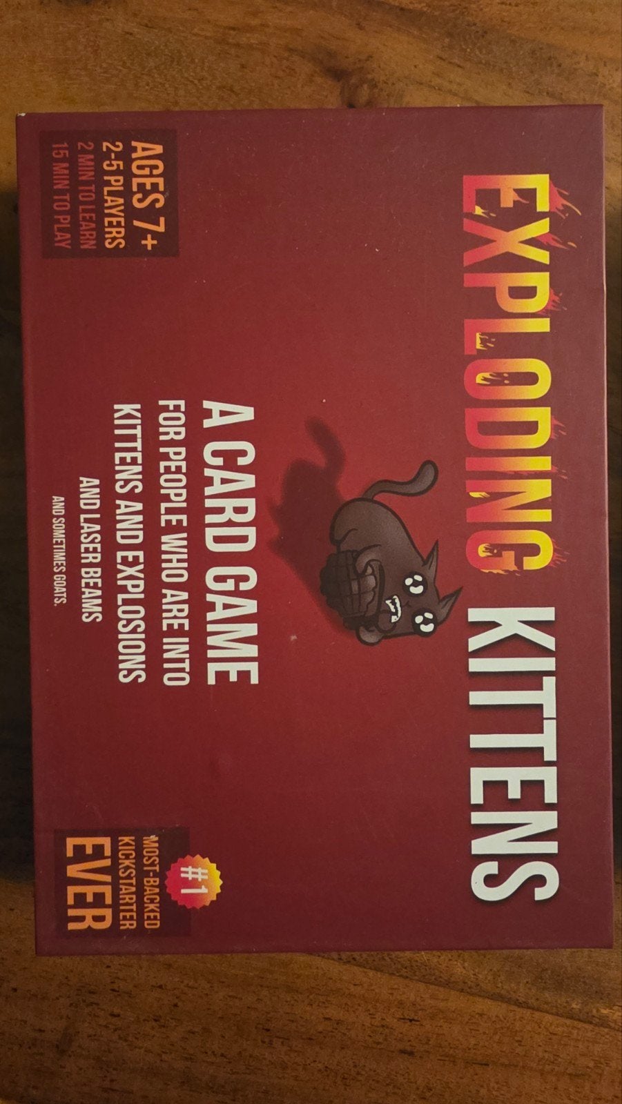 Exploding Kittens Kaartspel - Nieuw in Doos, Een of twee spelers, Ophalen of Verzenden, Nieuw, Exploding Kittens LLC