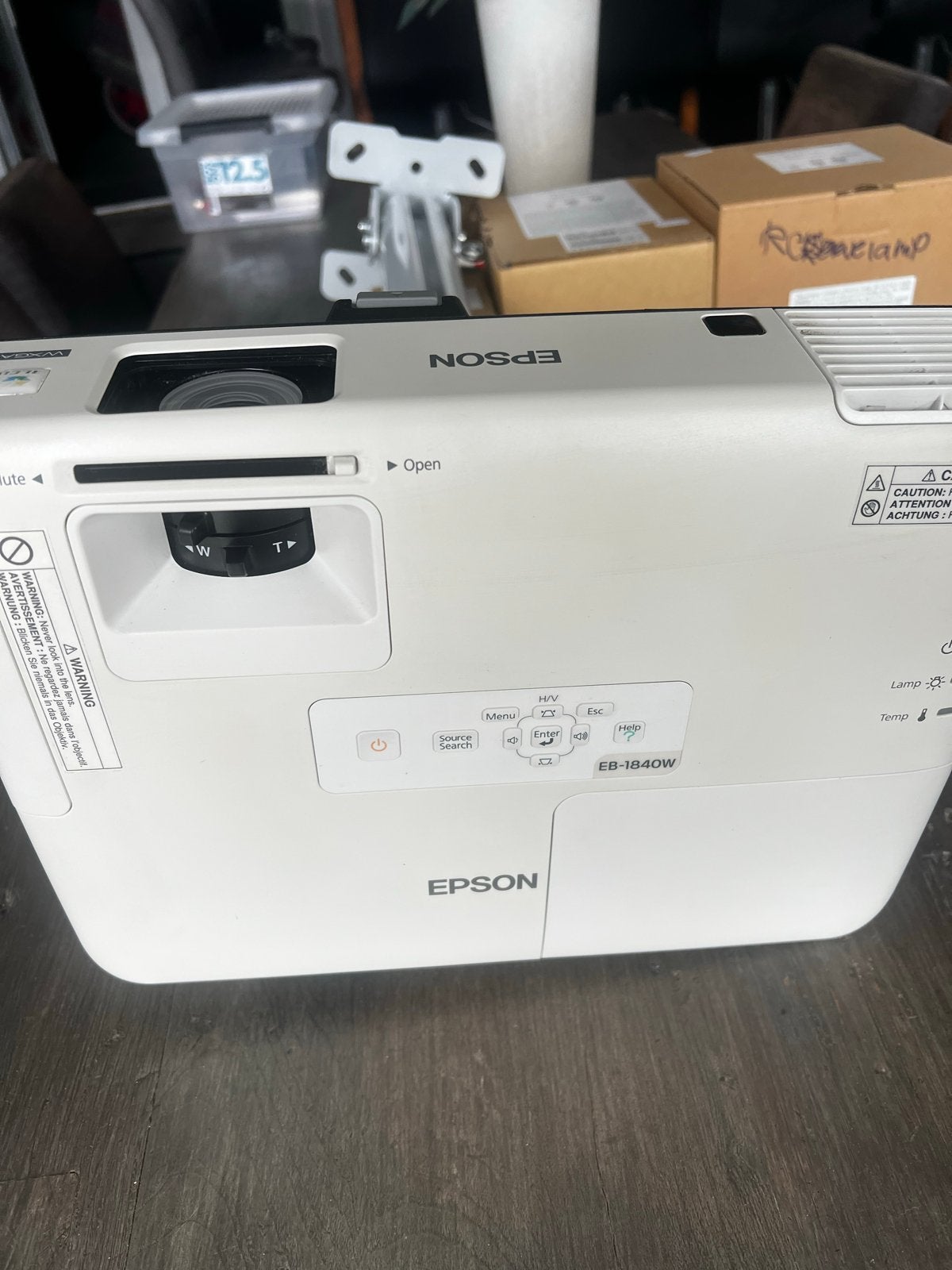 Epson Beamer met Nieuwe Reserve Lampen - Perfect voor Thui, Audio, Tv en Foto, Beamers, Ophalen, Gebruikt, LCD, Overige resoluties