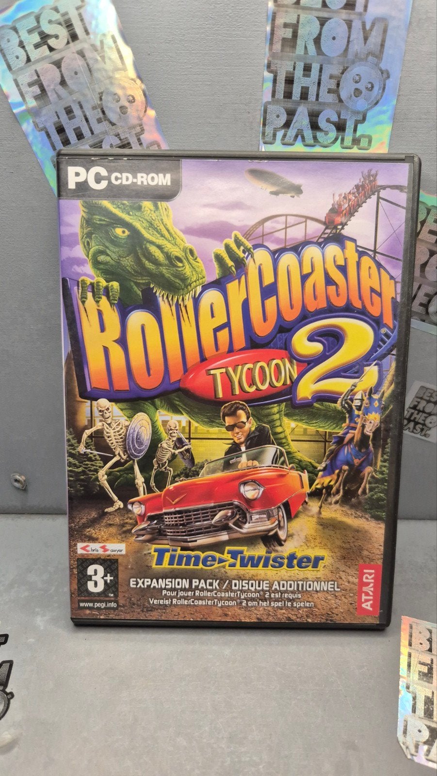 RollerCoaster Tycoon 2: Time Twister (PC CD-ROM), Spelcomputers en Games, Games | Pc, Gebruikt, Simulatie, 1 speler, Vanaf 3 jaar