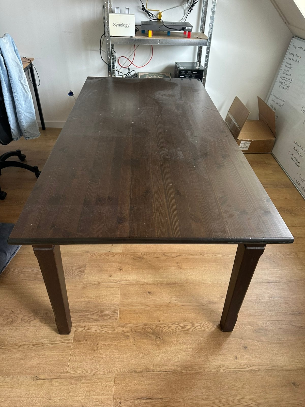 Eettafel 190lang x 94breed x 76hoog, Huis en Inrichting, Tafels | Eettafels, Ophalen, 200 cm of meer, 50 tot 100 cm, Zo goed als nieuw