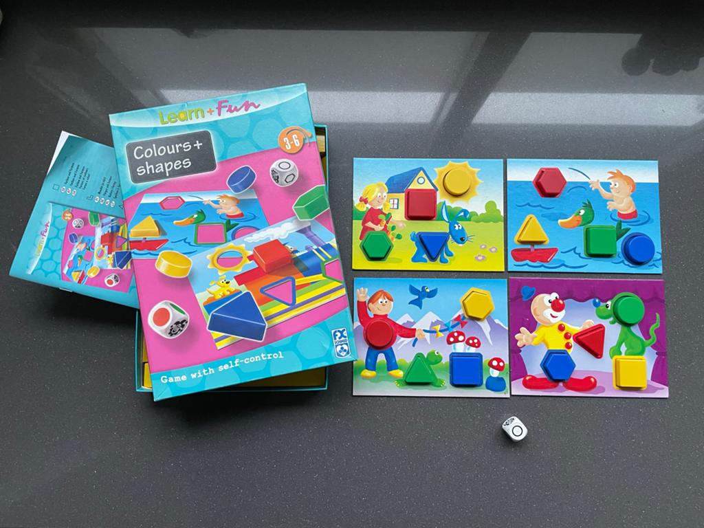 Learn + Fun Colours + Shapes spel (3-6 jaar), Kinderen en Baby's, Speelgoed | Educatief en Creatief, Ophalen of Verzenden, Zo goed als nieuw