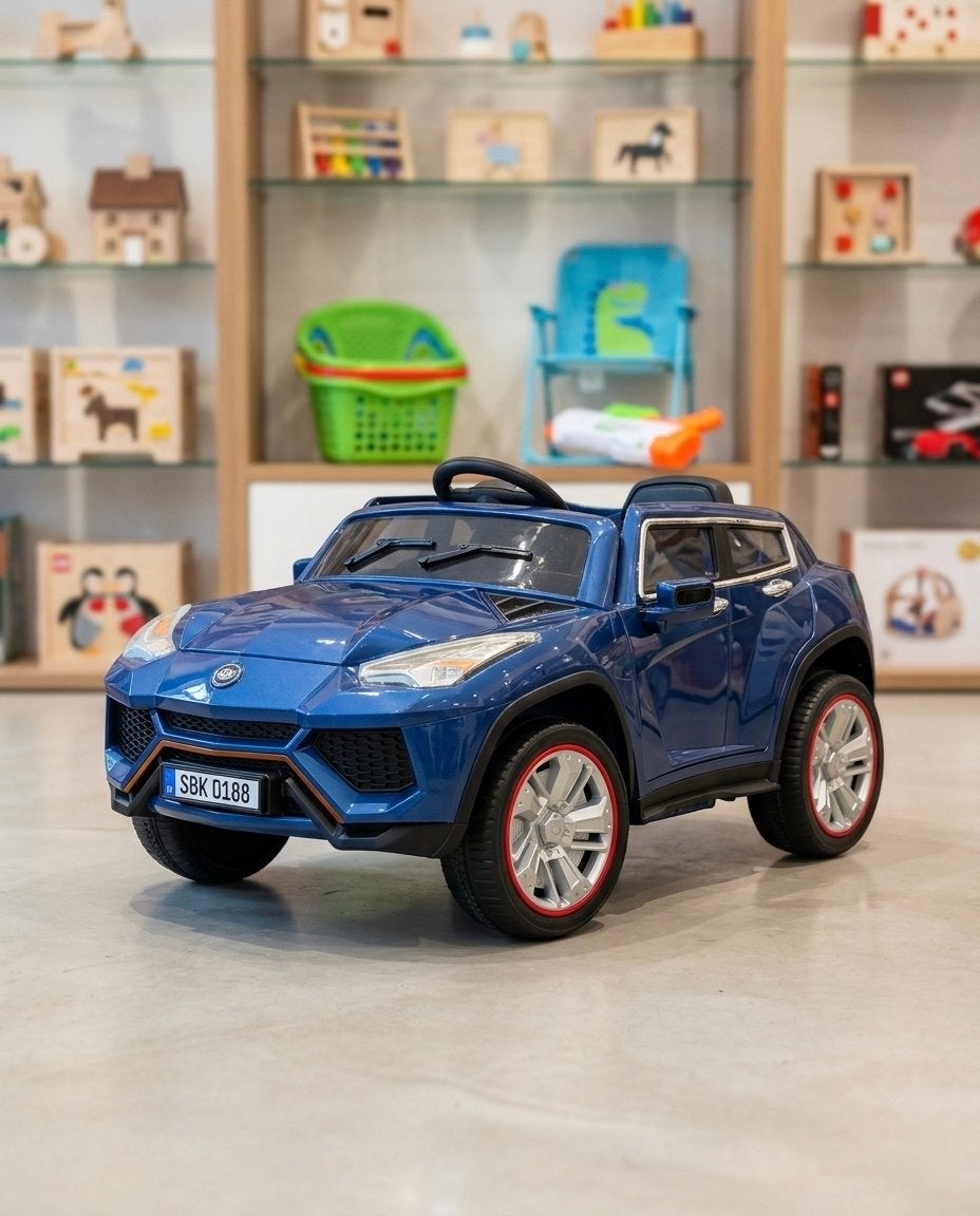Blauwe elektrische kinderauto, Ophalen, Gebruikt