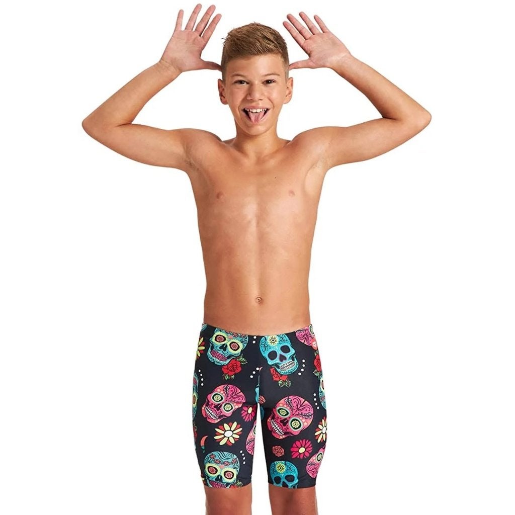 Nieuwe Arena B Crazy Skulls Carnaval JR Jammer Black Multi, C.da Cisterna, 84/85 62029 Tolentino (MC) Italië, Arena, UV-zwemkleding