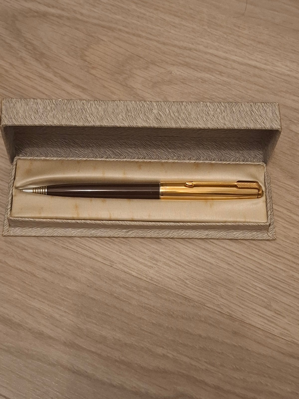 parker 51 vulpotlood, Gebruikt, Parker, Ophalen of Verzenden, Met doosje