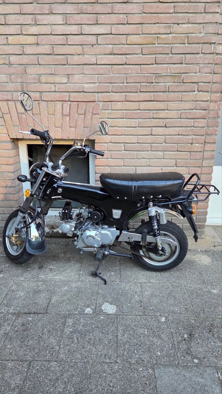 Skyteam Dax 50cc Brommer - Zwart, Goede Staat, Ophalen