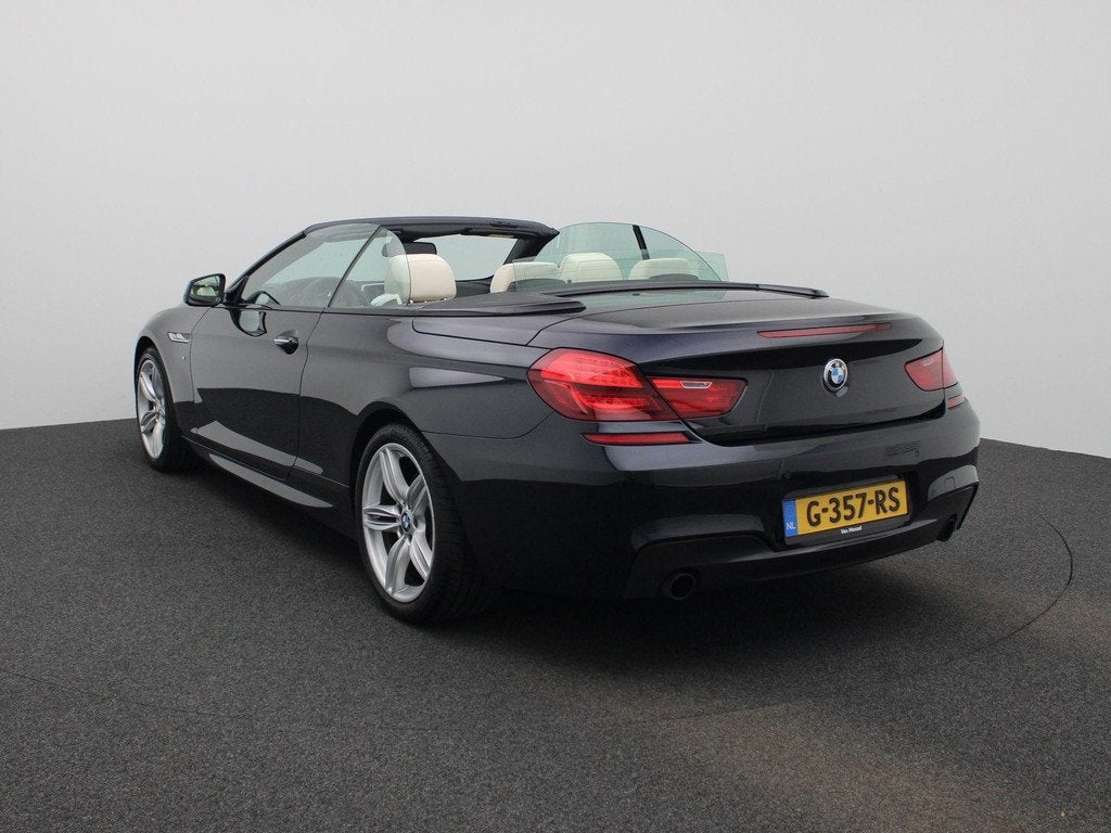 BMW 6-serie Cabrio 640i High Executive | Automaat | M-Pakket, 12 maanden, Achterwielaandrijving, Gebruikt, Leder