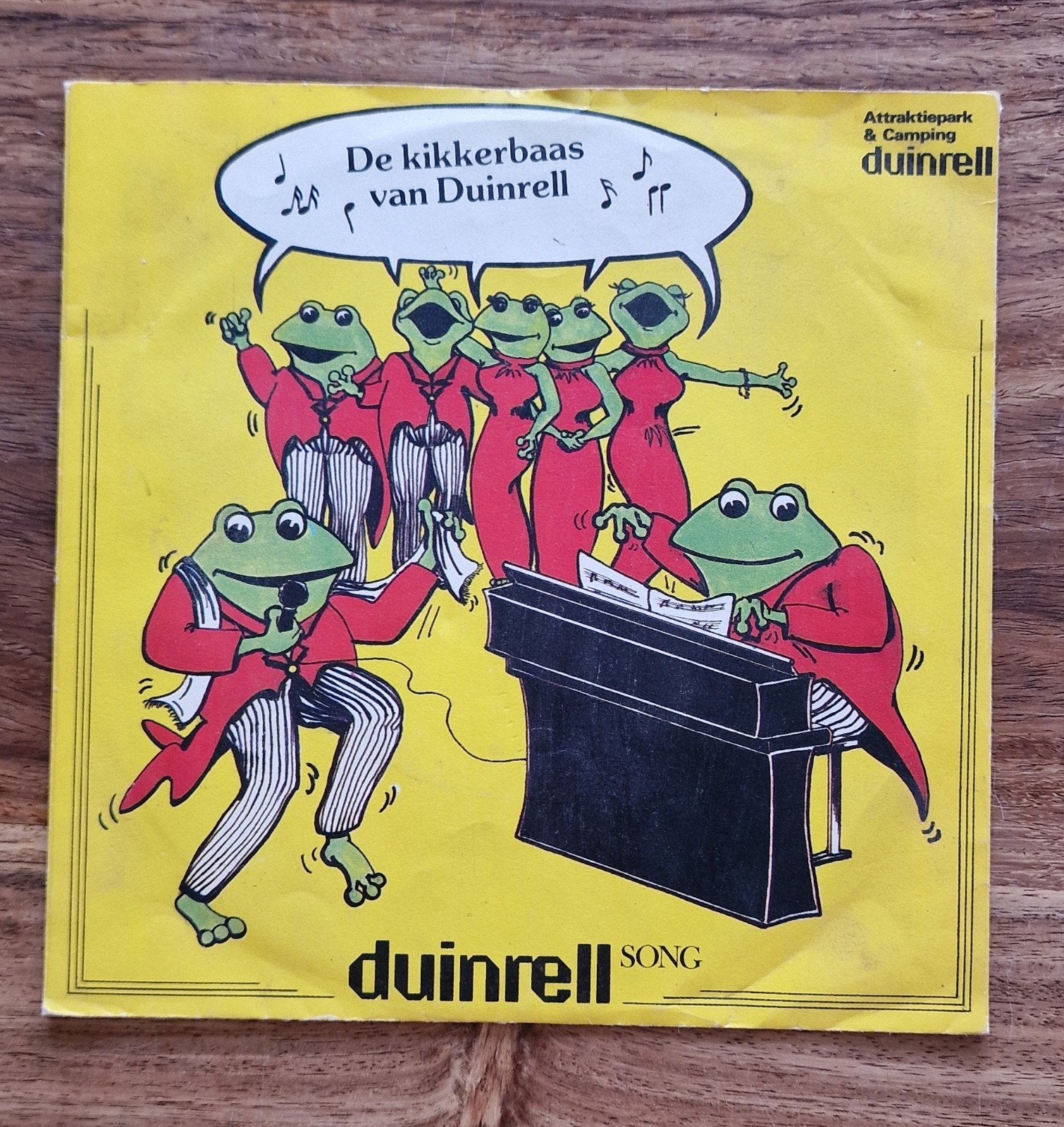 De Kikkerbaas van Duinrell 1986 - Zeldzame Single, Ophalen of Verzenden, Zo goed als nieuw, Overige formaten