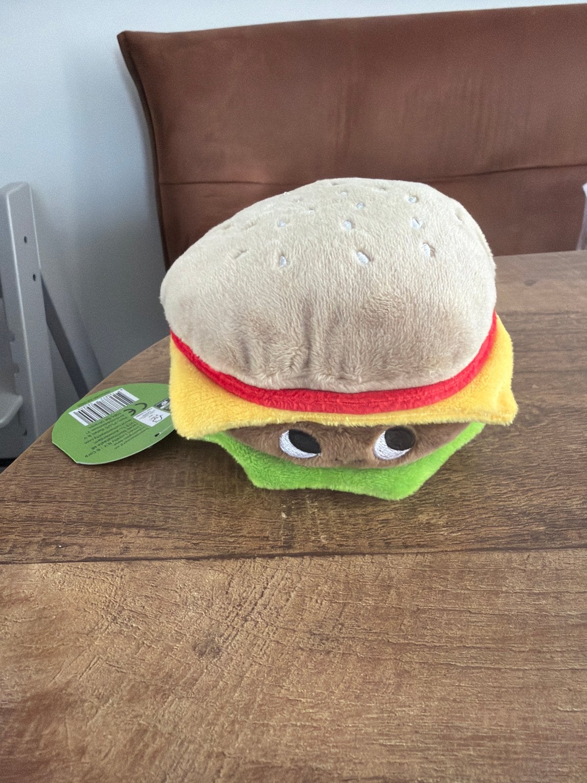 Hamburger Harry knuffel - Nieuw, leuk voor surprise!, Kinderen en Baby's, Overige karakters, Overige typen, Nieuw, Ophalen of Verzenden