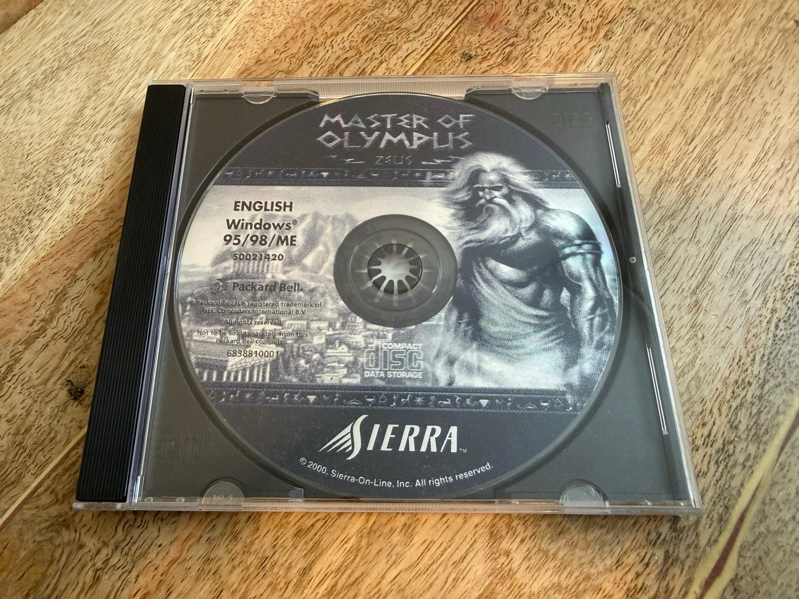 Master of Olympus Zeus PC CD-ROM (Windows 95/98/ME), Gebruikt, 1 speler, Ophalen of Verzenden, Strategie en Constructie