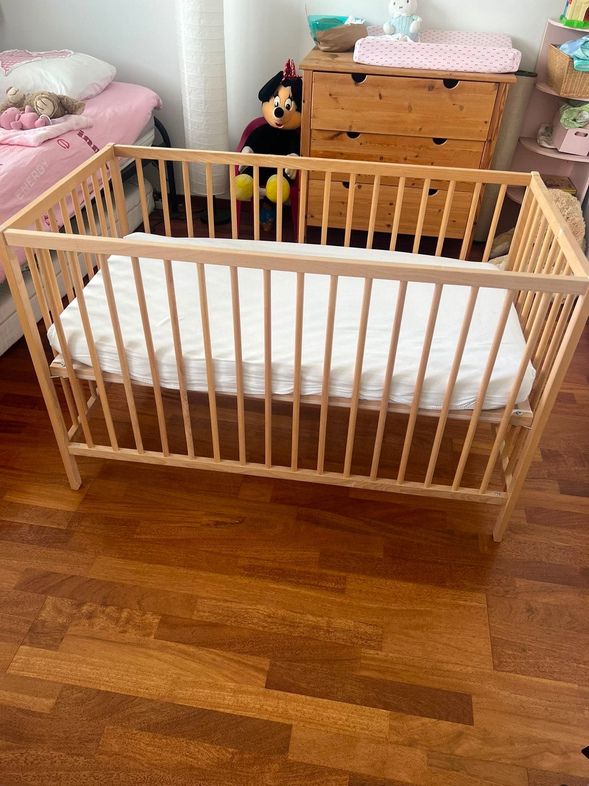 IKEA Sniglar Ledikant met matras (60x120 cm), Ophalen, Zo goed als nieuw, Ledikant