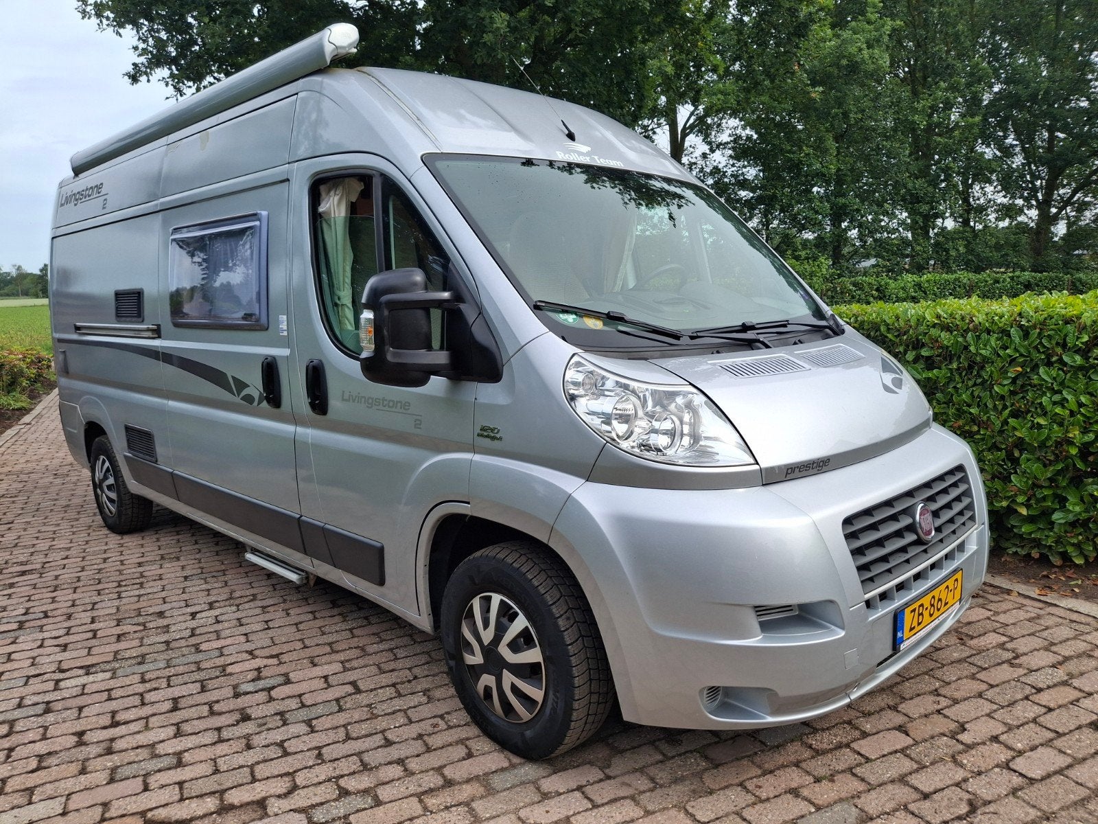 Roller team livingstone 2009 airco vastbed, Overige merken, Buscamper of Camperbus, Tot en met 2, Bedrijf