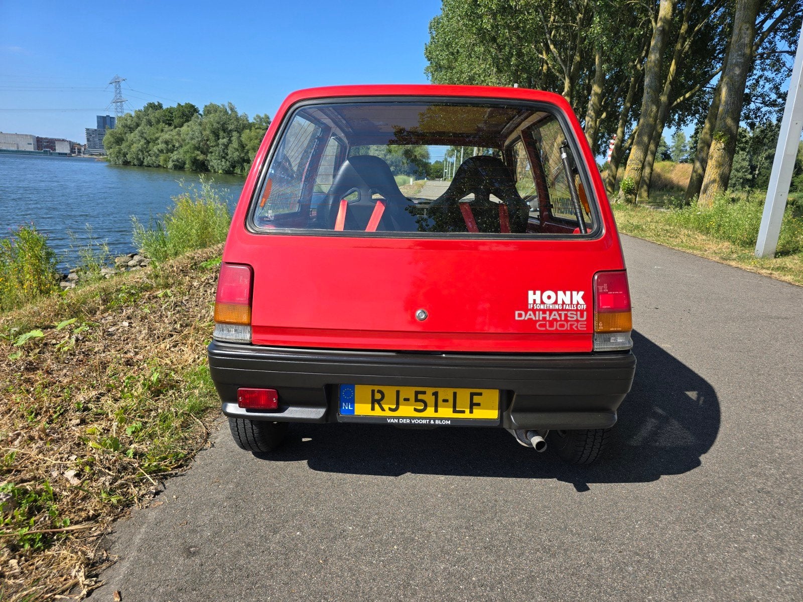 Daihatsu Cuore L80 0.8 1987 Rood, foto 9