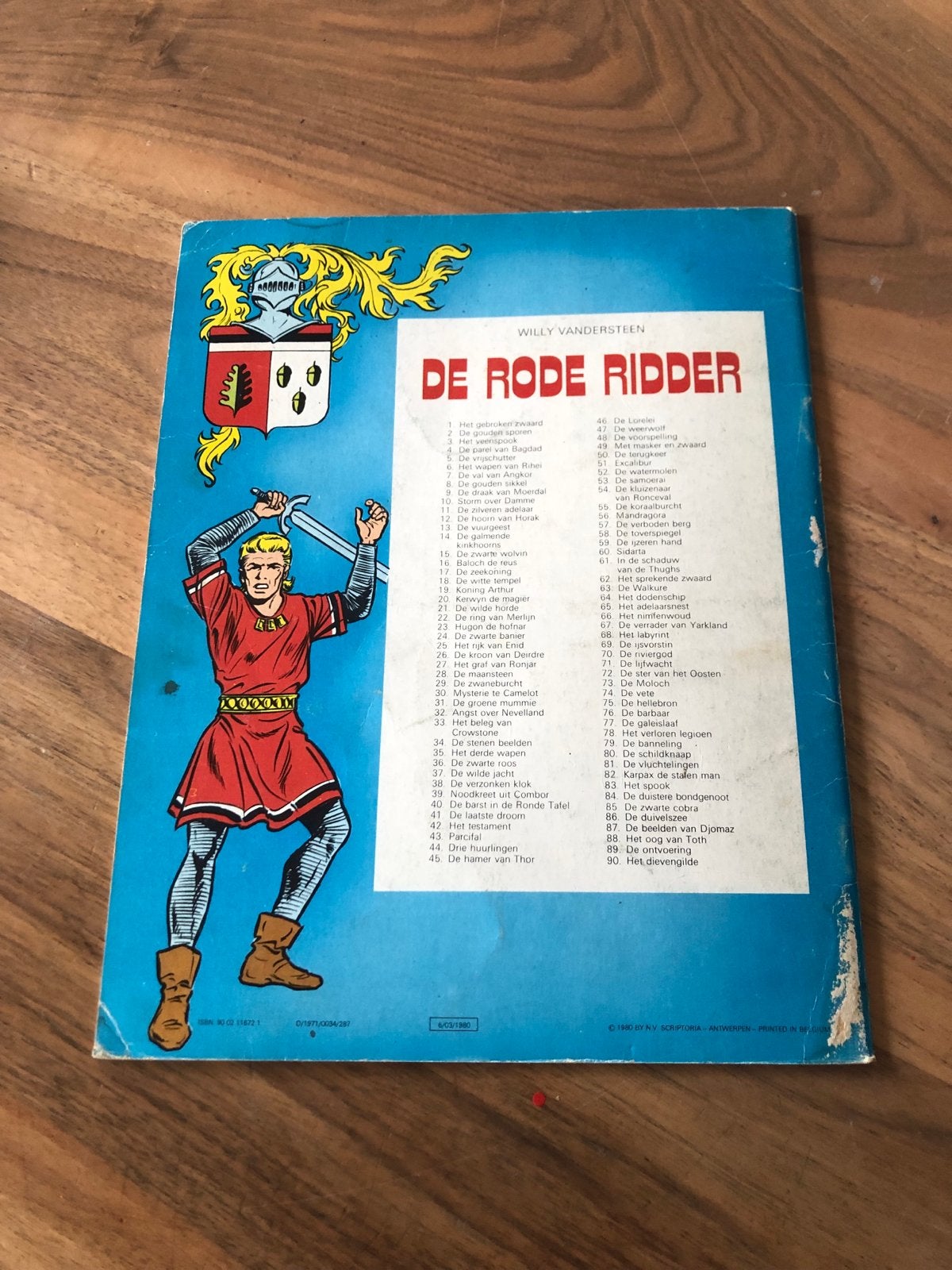 De Rode Ridder - De Watermolen (Willy Vandersteen), Eén stripboek, Ophalen of Verzenden, Gelezen