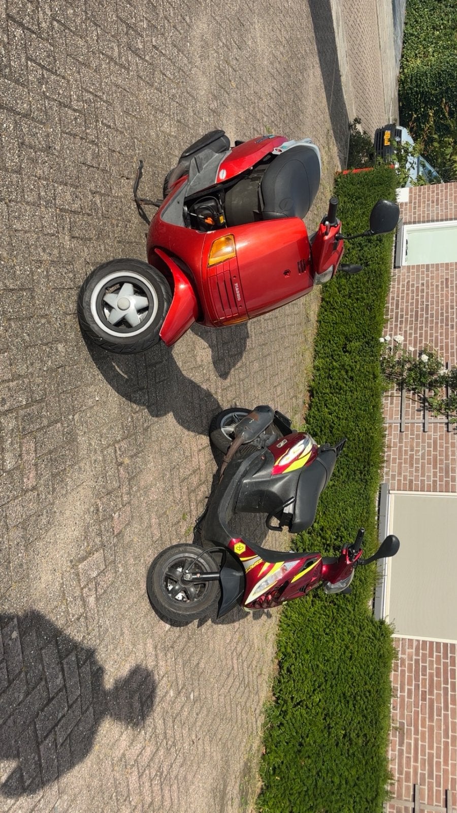 Skr 172 teruo tegen opgevoerde a1 motor, Ophalen of Verzenden, Zo goed als nieuw, Benzine, Overige modellen