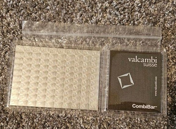 Valcambi Suisse CombiBar 100g Zilver 100x1g, Ophalen of Verzenden, Zilver