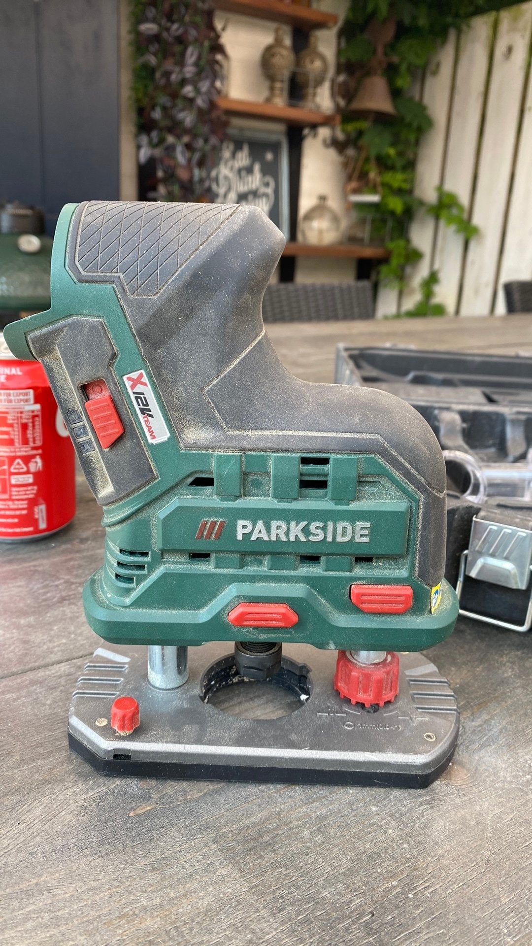 Parkside vuistfrees., Doe-het-zelf en Verbouw, Gereedschap | Schuurmachines, Ophalen, Zo goed als nieuw, Minder dan 600 watt, Vlakschuurmachine