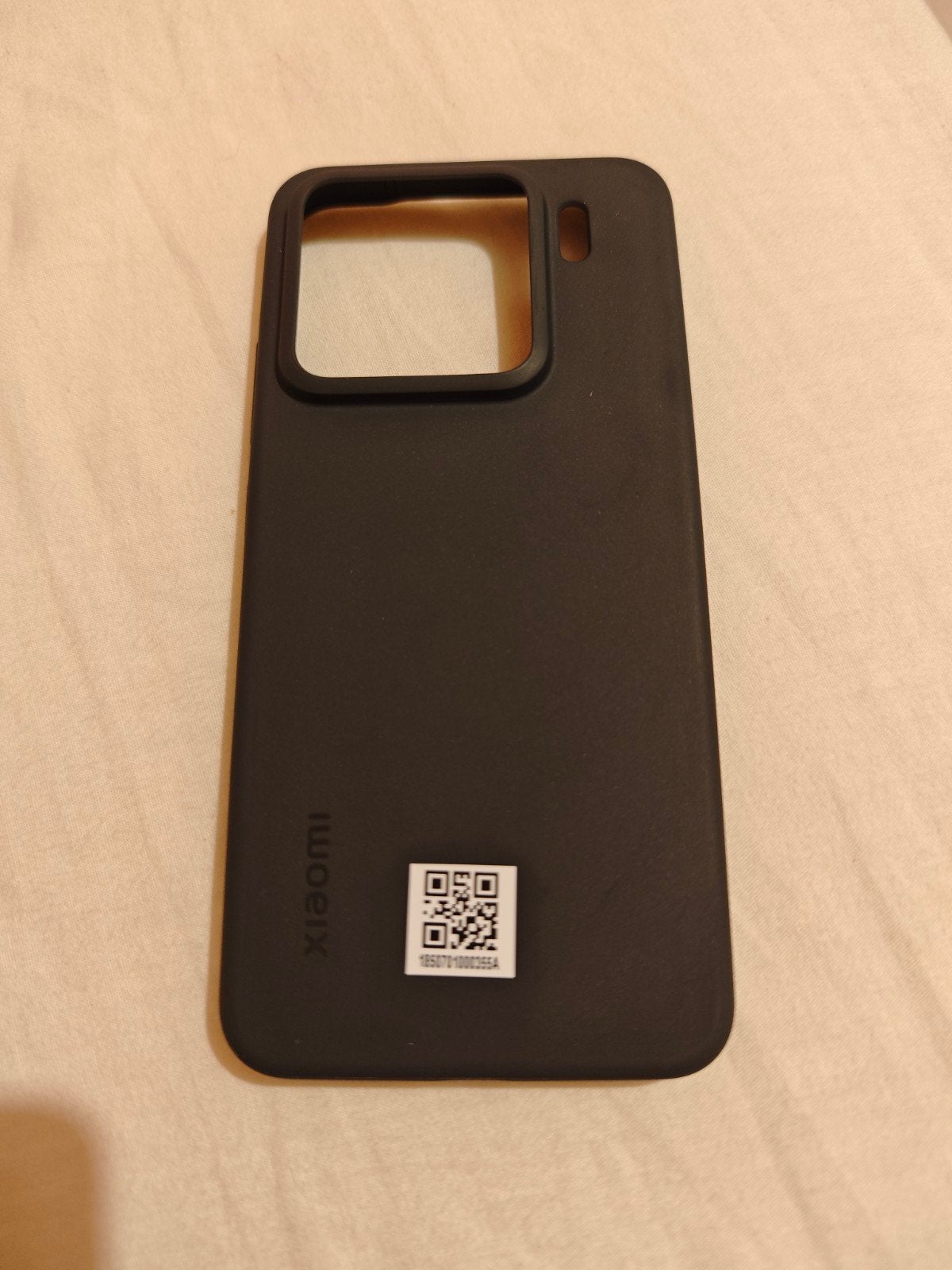 Zwart Xiaomi 15 telefoonhoesje, Ophalen of Verzenden, Zo goed als nieuw, Bescherming, Overige merken