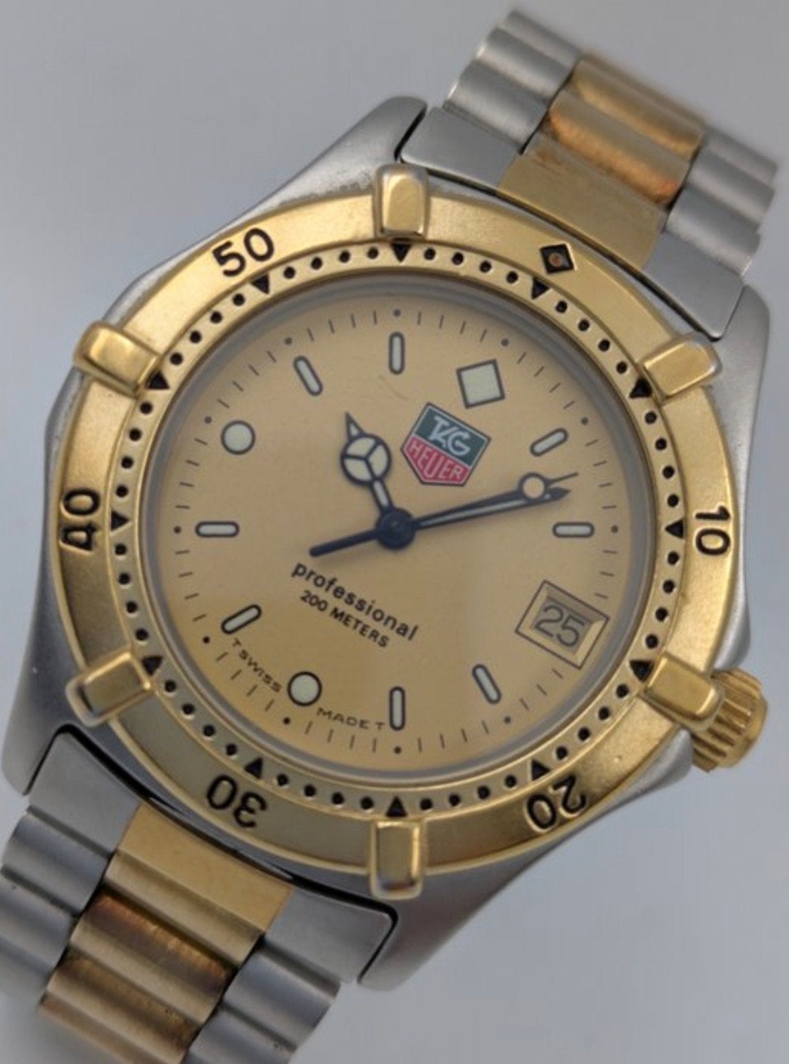 TAG Heuer 2000Professional Dames Horloge, Gebruikt, Staal, Polshorloge, Ophalen of Verzenden