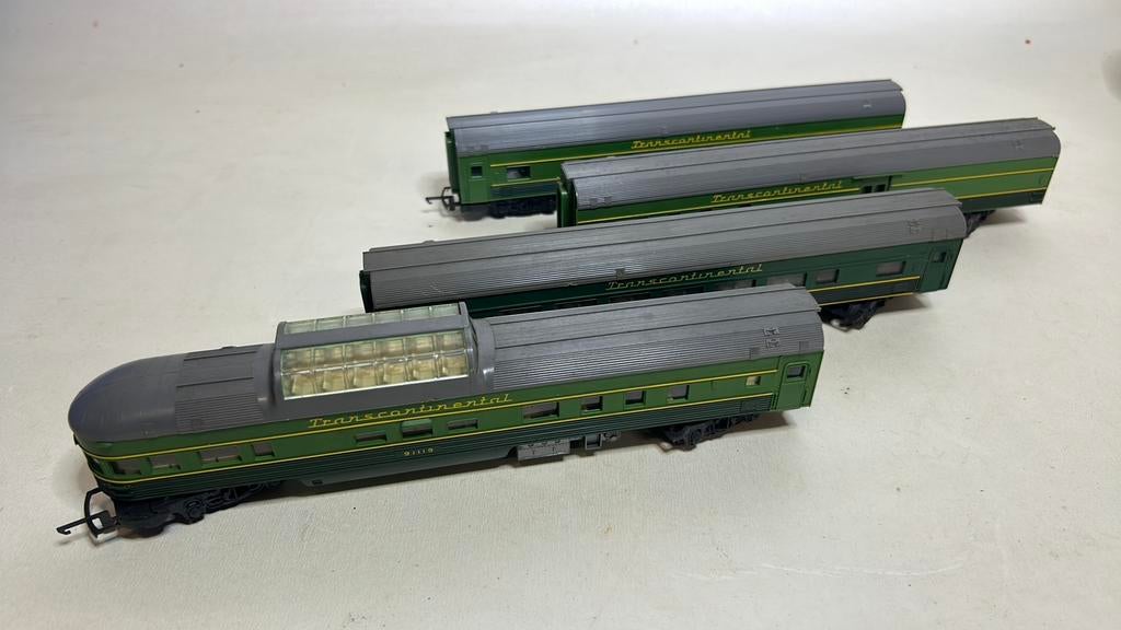 4 wagons, Gelijkstroom, Fleischmann, Wagon, Ophalen of Verzenden