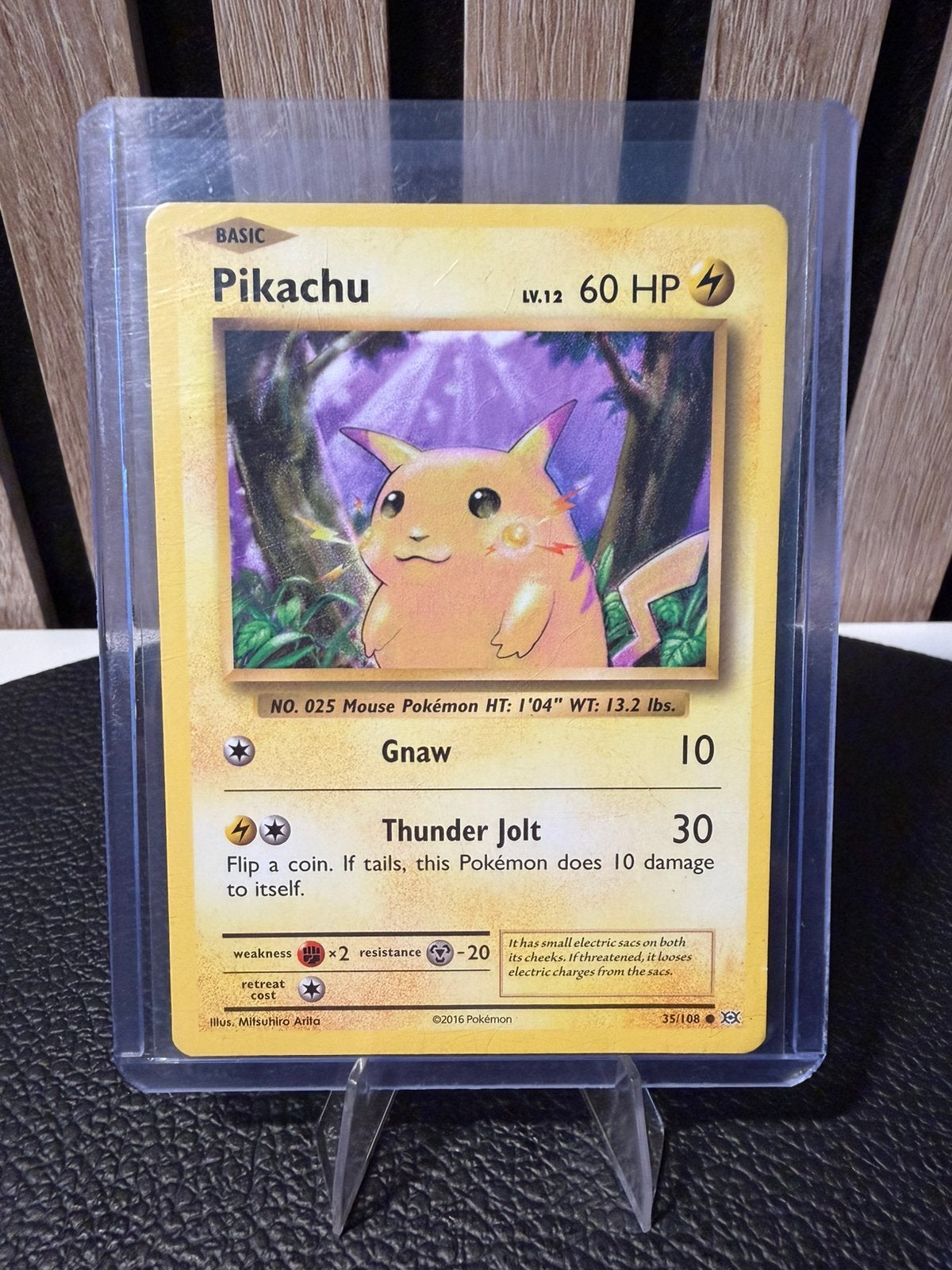 Pikachu 35/108 (Evolutions), Ophalen of Verzenden, Gebruikt, Losse kaart
