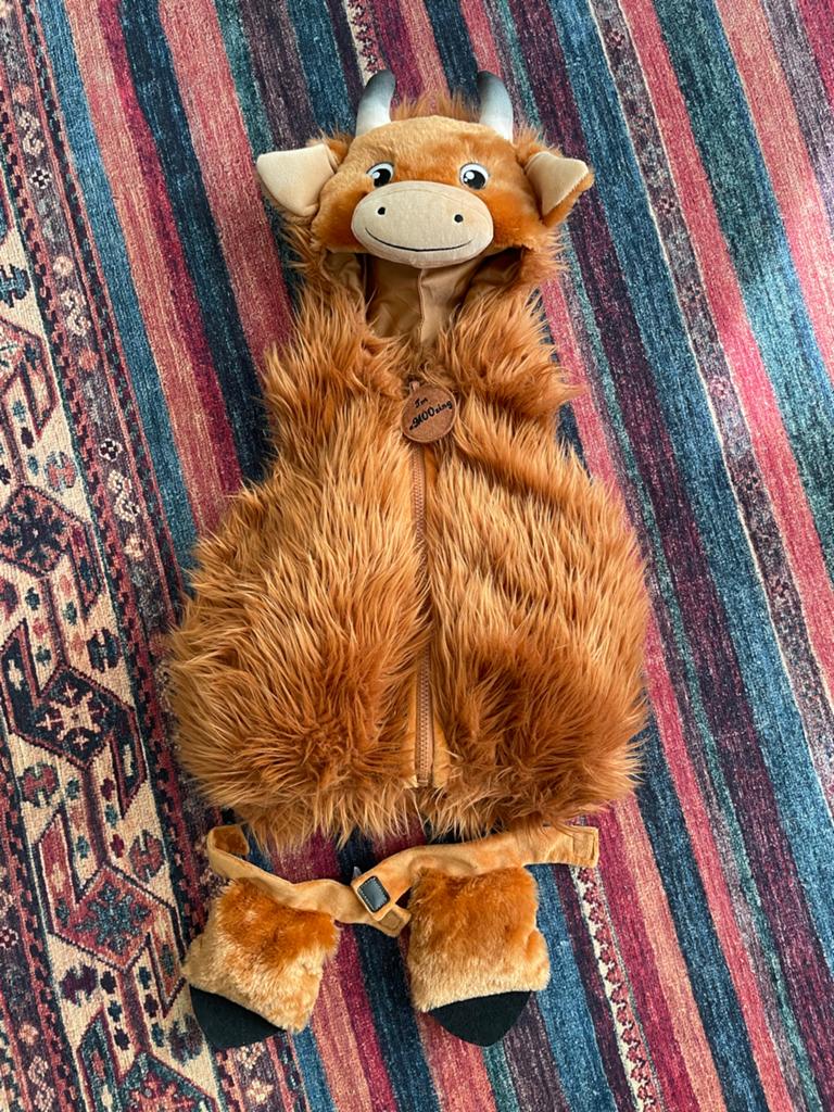 Schattig Koeienpakje Maat 80 - Perfect voor Carnaval!, Ophalen, Zo goed als nieuw, 104 of kleiner, Jongen of Meisje