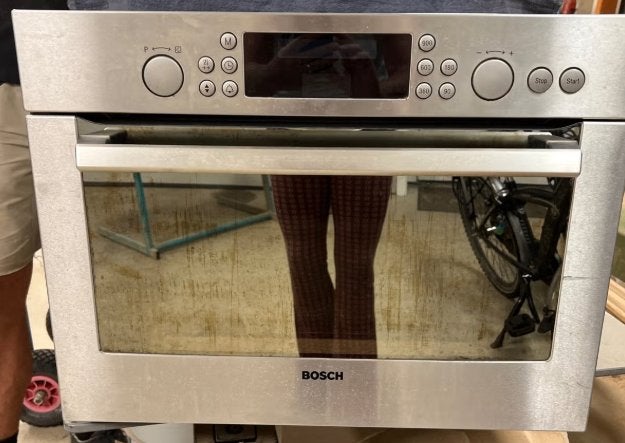 Bosch HBC86K750N Combi-oven - Gebruikt (binnenglas kapot), Witgoed en Apparatuur, Ovens, Ophalen, 45 tot 50 cm, Bosch, Combi-oven