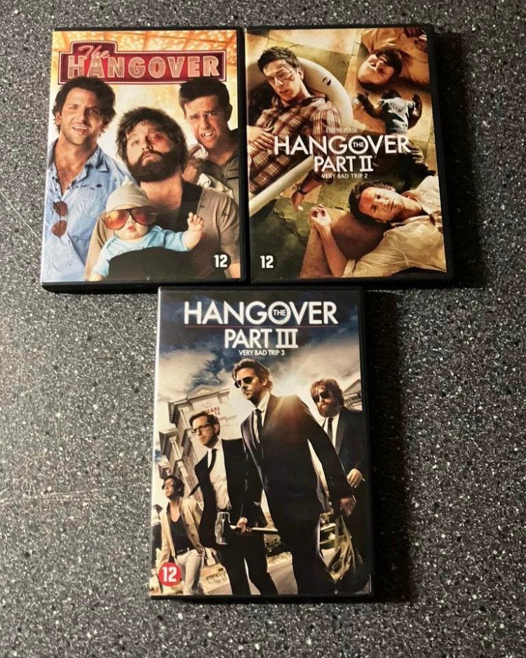 The Hangover Trilogy, Vanaf 12 jaar, Ophalen of Verzenden, Zo goed als nieuw, Overige genres