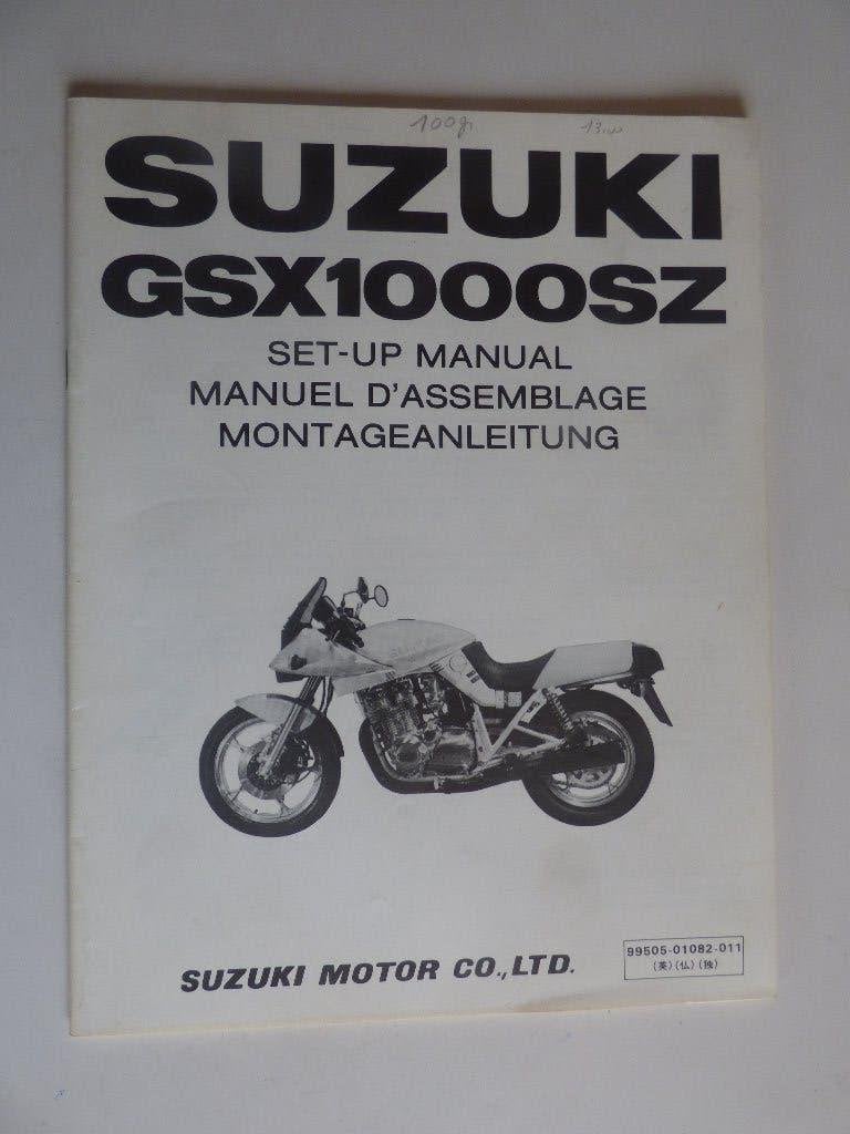 SUZUKI GSX1000SZ MONTAGE HANDLEIDING, Ophalen of Verzenden, Suzuki
