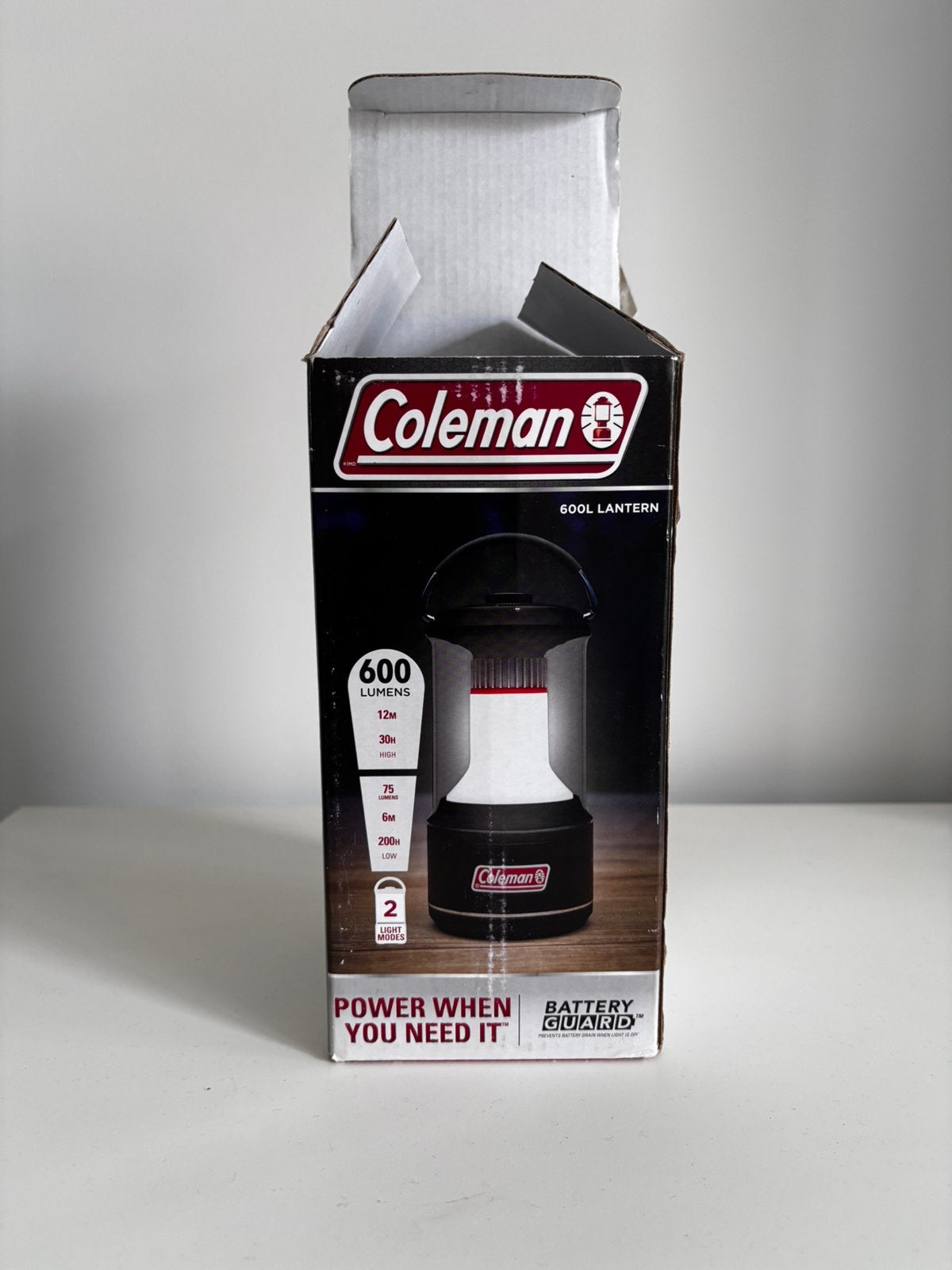 Coleman campinglamp 600lm op batterij, Caravans en Kamperen, Kampeeraccessoires, Ophalen, Zo goed als nieuw
