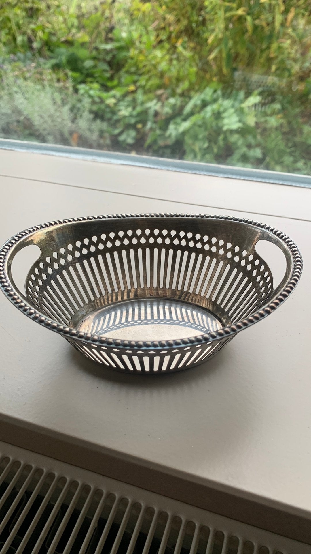 Schaaltje, verzilverd met Fokker logo, Ophalen of Verzenden, Zilver