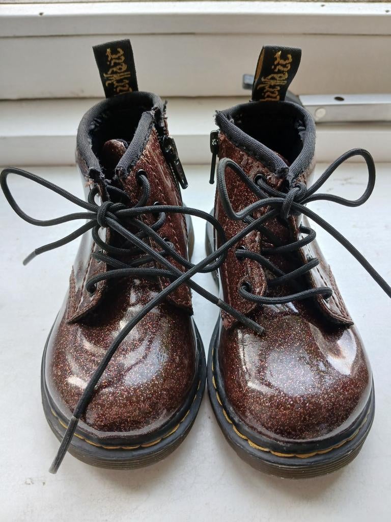 Dr. Martens 1460 Glitter Laarzen - Maat 21.5, Kinderen en Baby's, Kinderkleding | Schoenen en Sokken, Gebruikt, Laarzen, Jongen of Meisje