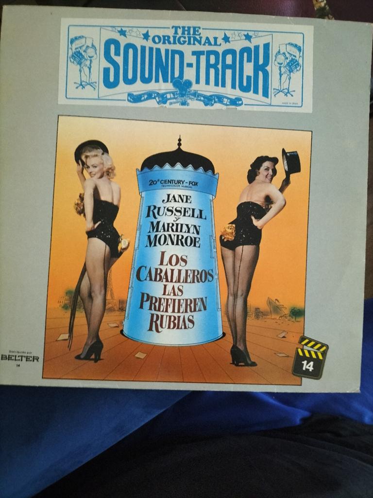 Marilyn Monroe - Los Caballeros Las Prefieren Rubias LP, Gebruikt, Verzenden, Originele persing, 12 inch