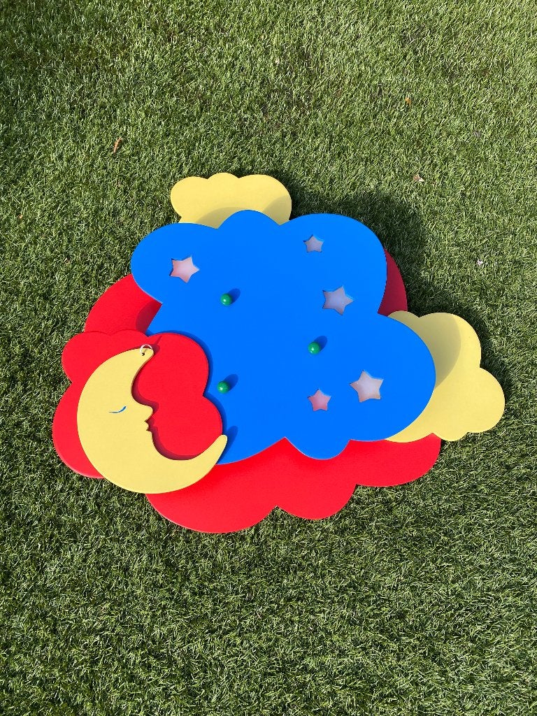 Plafondlamp voor kinderkamer van Pumpelke, Ophalen of Verzenden, Zo goed als nieuw, Ophangbaar, Meerkleurig