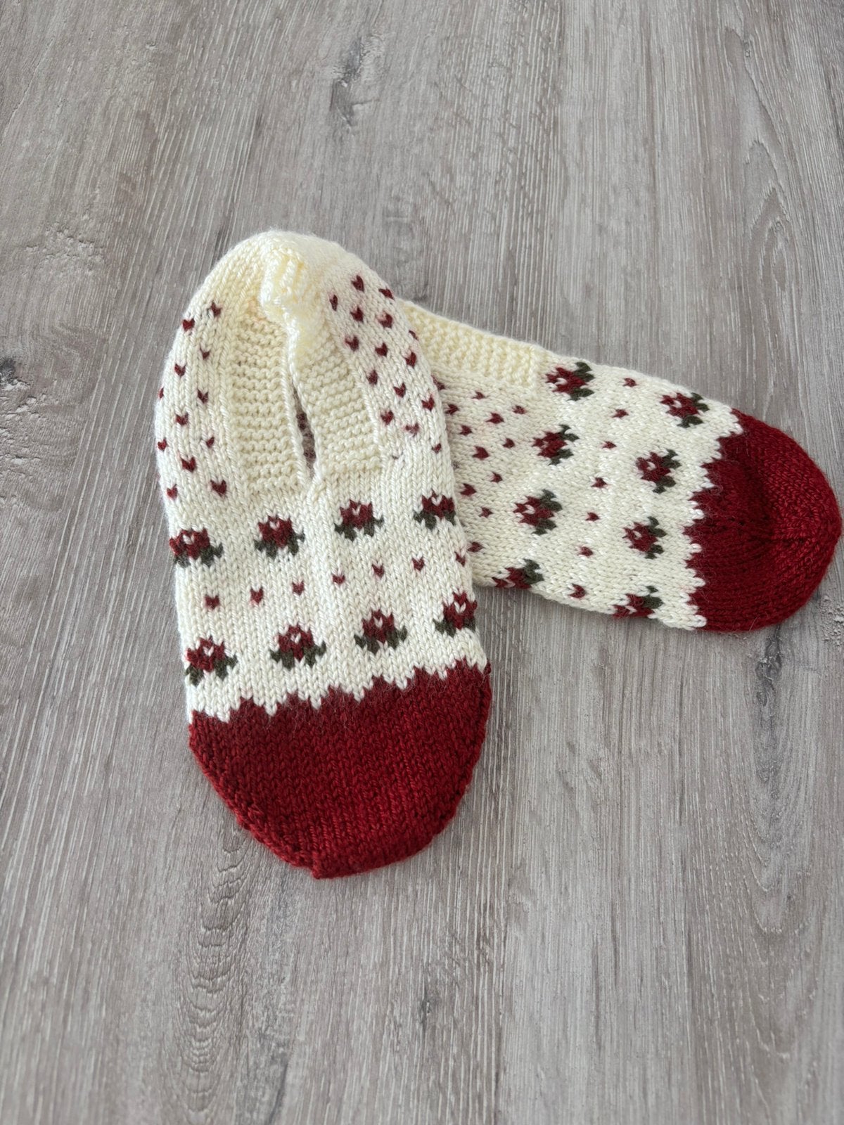 Handgebreide sokken - Warm & Comfortabel, Sokken en Kniesokken, Wit, Maat 35 t/m 38, Nieuw