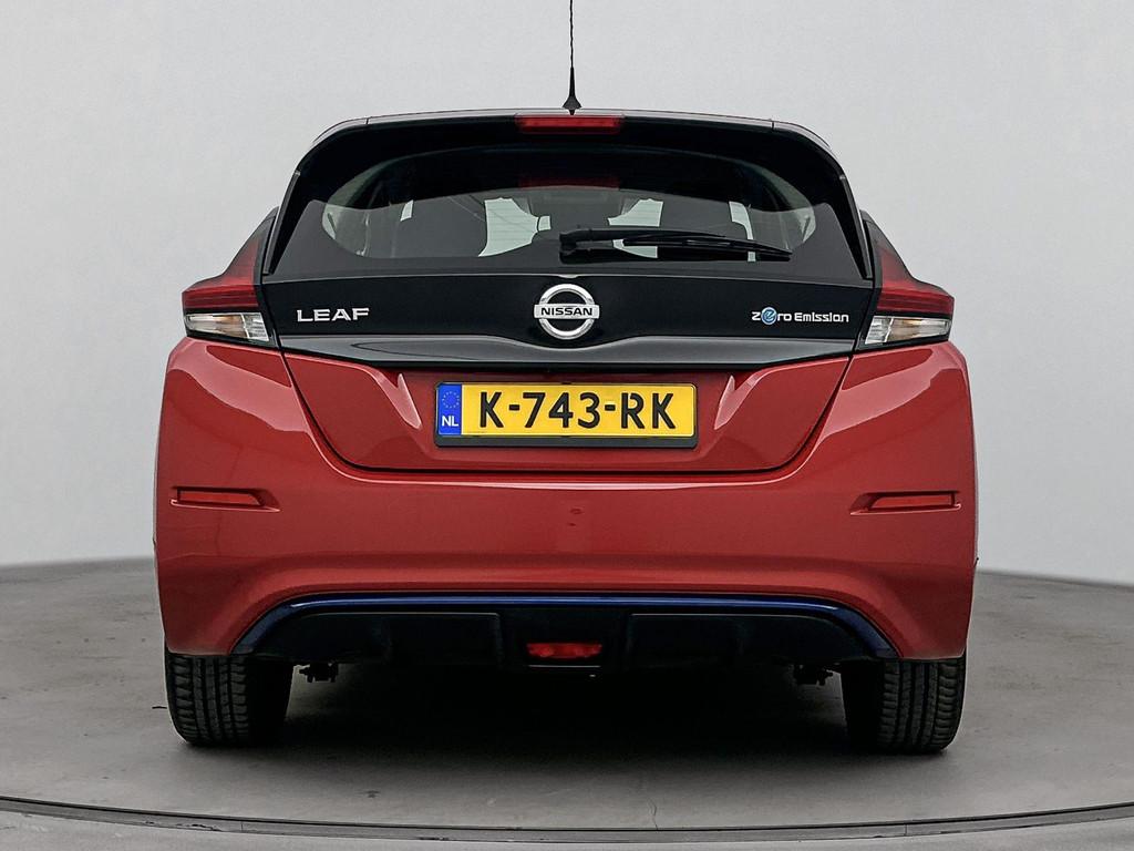 Nissan LEAF Acenta 40 kWh | airco automatisch | Apple Carpla, Auto's, Nissan, Stof, Gebruikt, 150 pk, Origineel Nederlands
