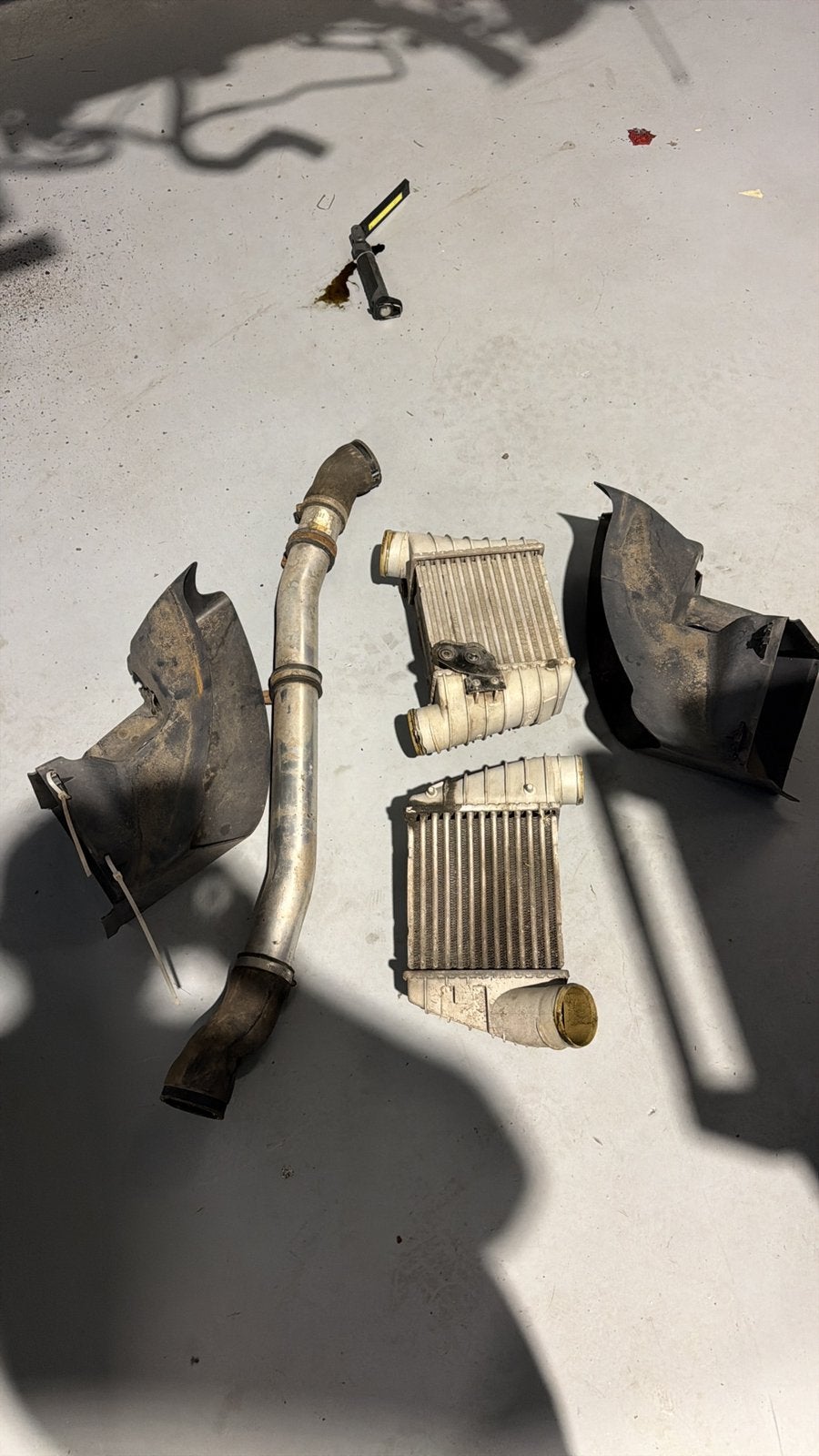 Intercooler set 1.8T 225pk BAM, Ophalen of Verzenden, Gebruikt, Audi