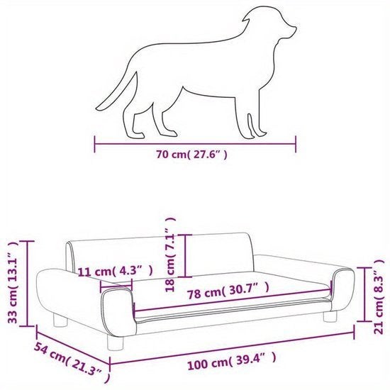 Hondenmand – Huisdierenbed – Dog Lounger – Hondenkussen, Corvance B.V., Verzenden, Nieuw, Corvancebol@gmail.com