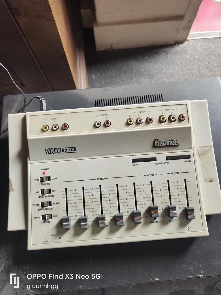 Hama Video Editor - Vintage Video Mixer, Ophalen of Verzenden, Gebruikt, Overige typen