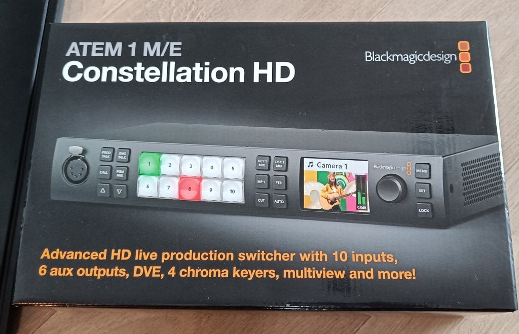 Blackmagic Design Atem constellation HD 1 ME, Ophalen of Verzenden, Zo goed als nieuw, Video