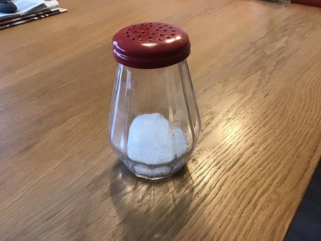 Retro Poeder Suikerstrooier Vintage ., Ophalen of Verzenden