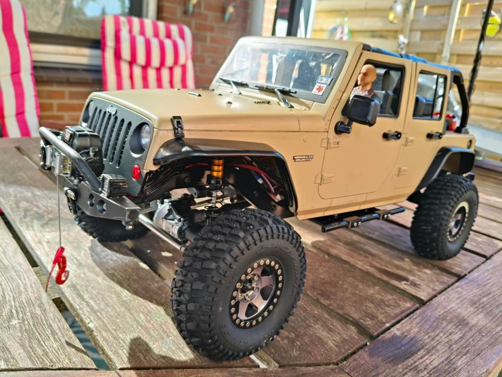 Redcat crawler met Jeep Wrangler hardbody, Ophalen, Auto offroad