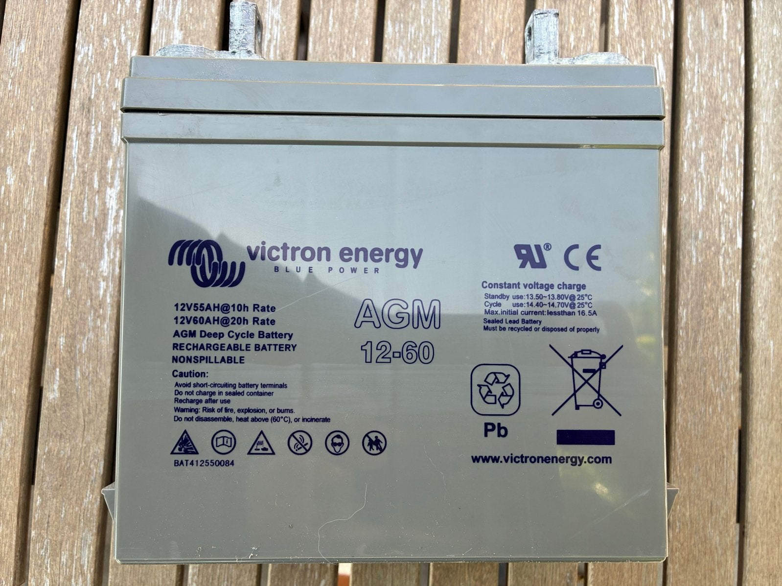 Victron Energy AGM 12-60 Accu, Auto-onderdelen, Accu's en Toebehoren, Ophalen, Nieuw, Universele onderdelen