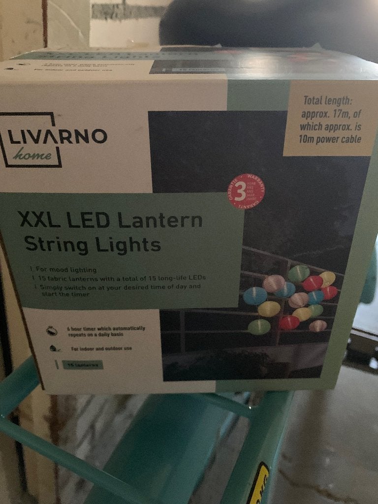 Gekleurde lampionnen LED (binnen/buiten), Tuin en Terras, Buitenverlichting, Ophalen, Overige materialen, Minder dan 50 watt, Overige typen